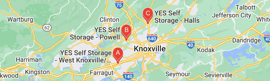 Knoxville Self Storage Locations